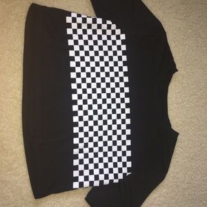 Checkered Crop Top